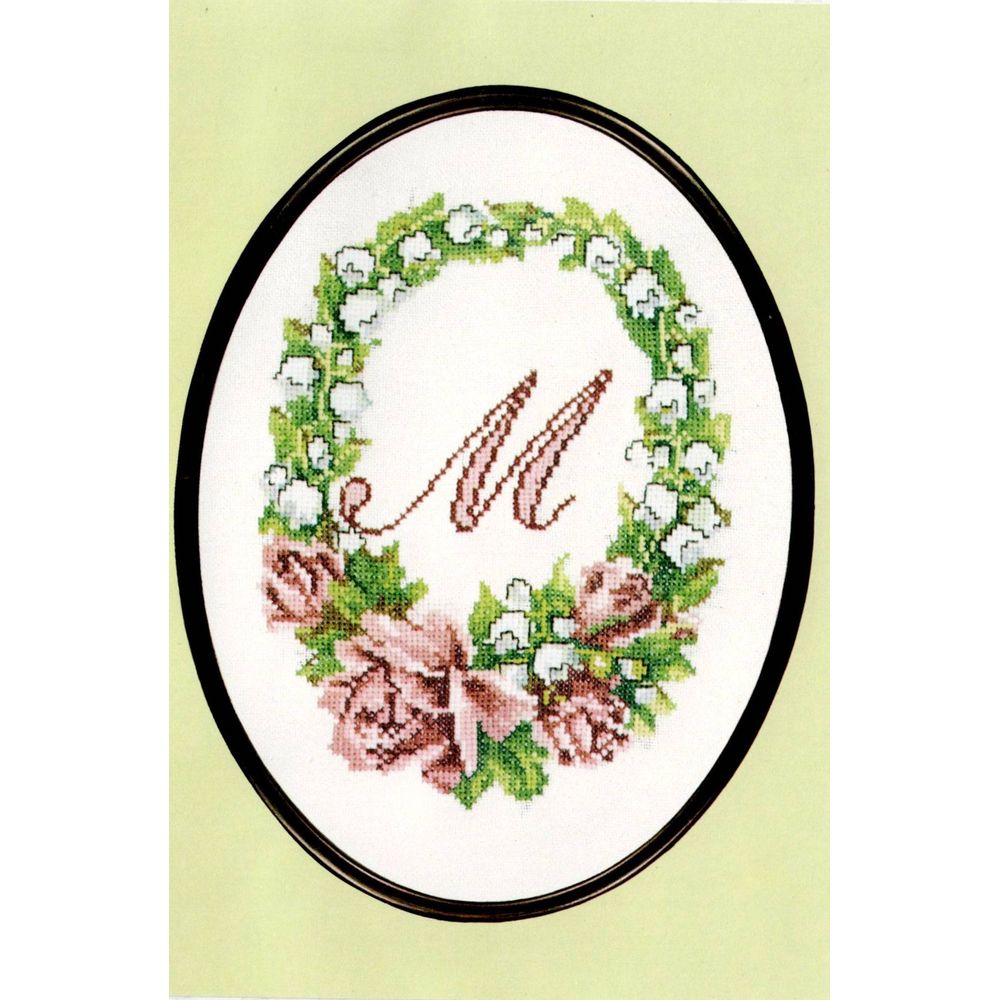 Thea Gouverneur 942  kit point de croix  Monogramme
