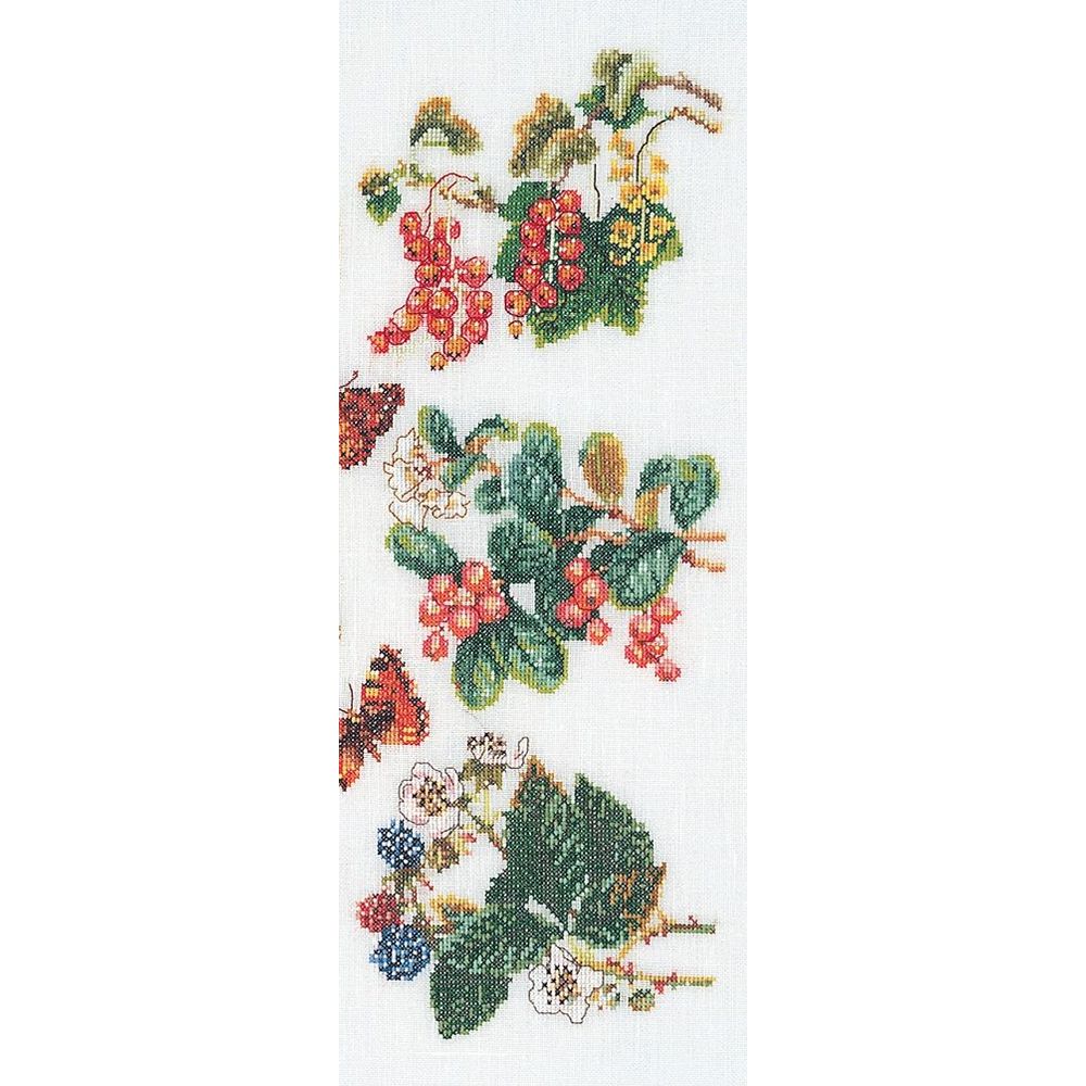 Thea Gouverneur 3021  kit de broderie  Fruits rouge