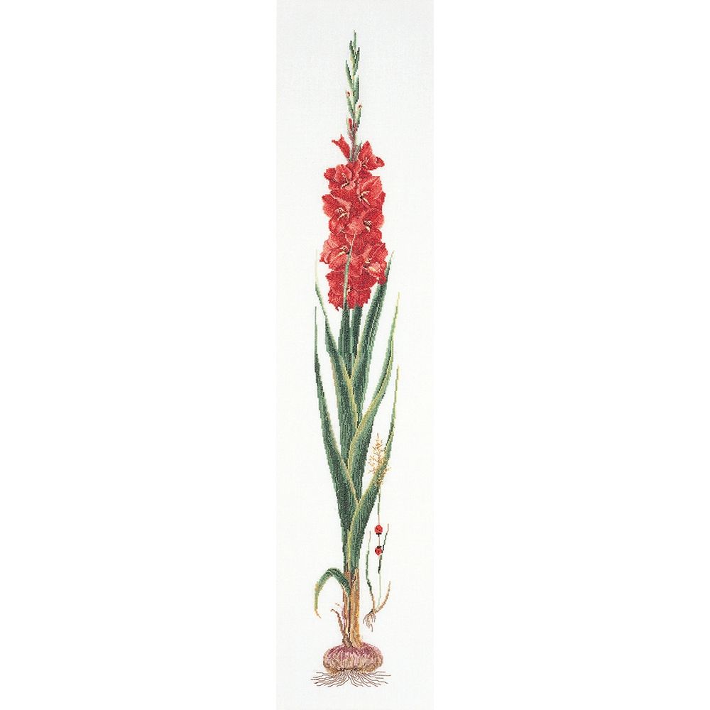 Thea Gouverneur 3073  kit point de croix  Glaïeul