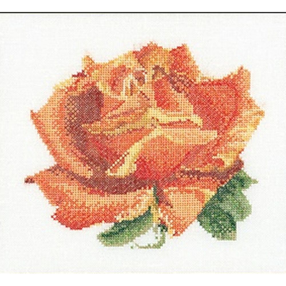 Thea Gouverneur 3075  kit point de croix compté  Rose