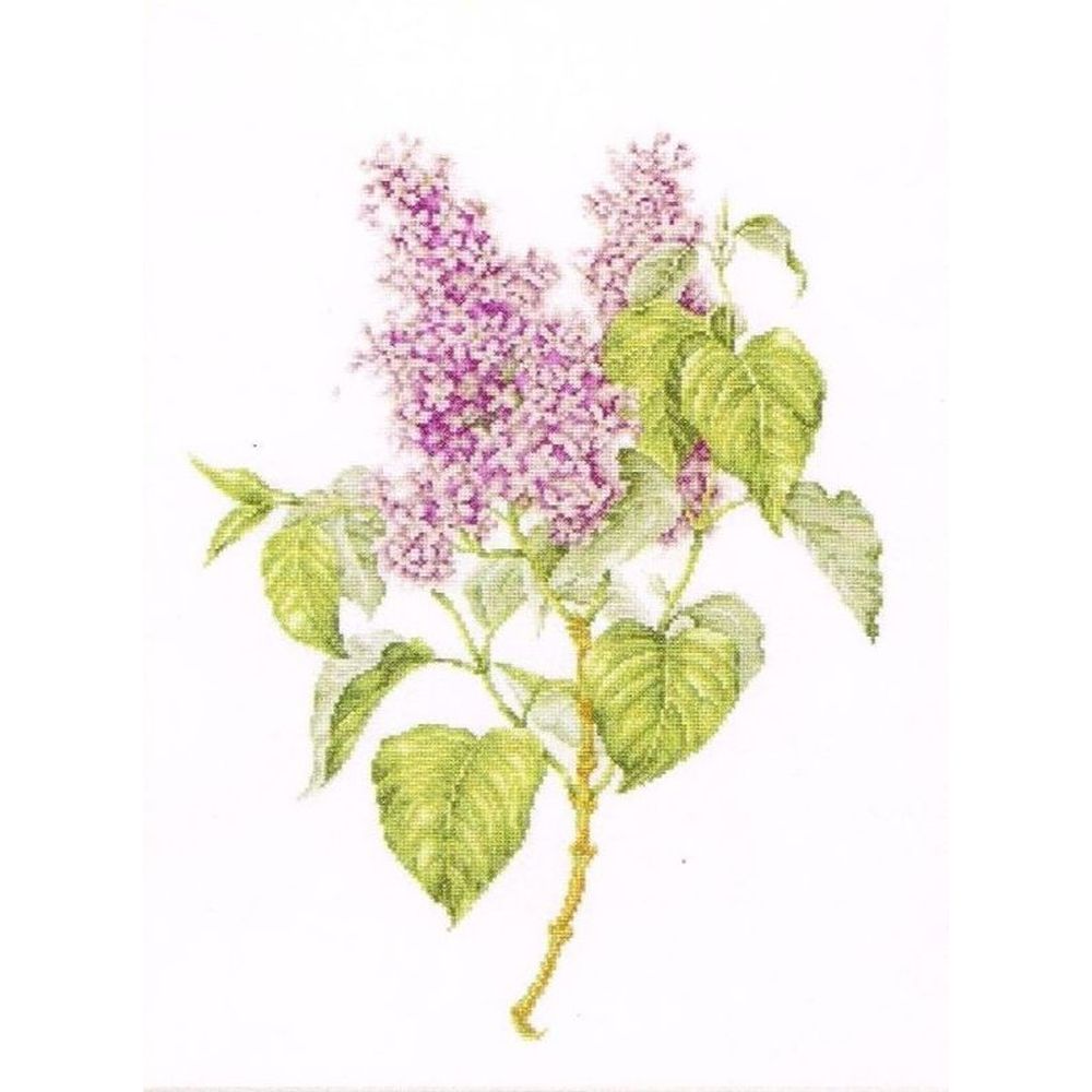 Thea Gouverneur 588  kit point croix  Lilas