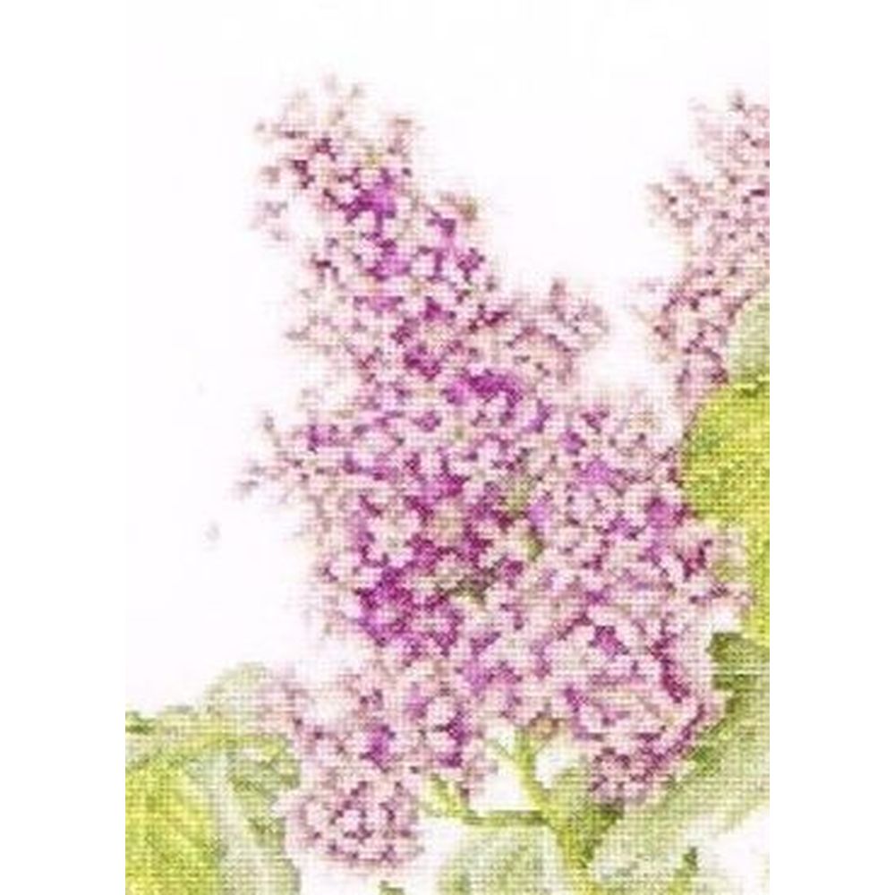 Thea Gouverneur 588  kit point croix compté Lilas