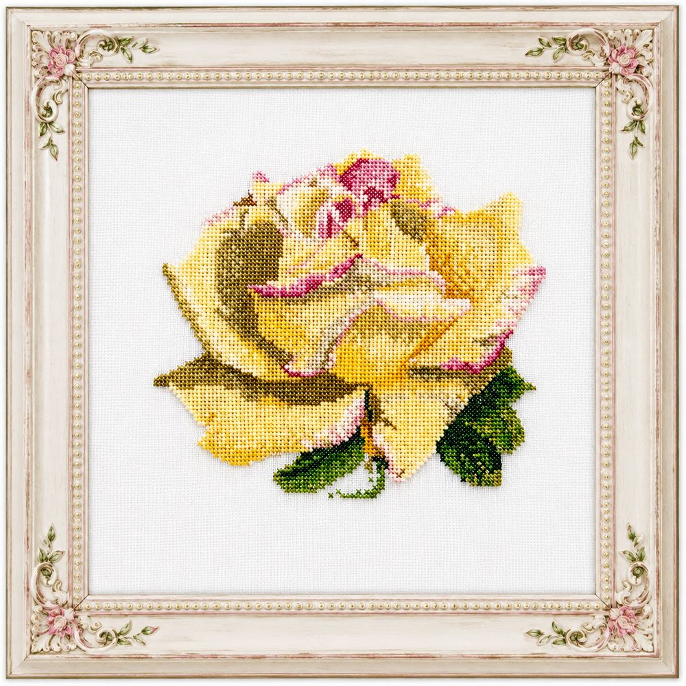 Thea Gouverneur 3076  Kit de broderie  Rose