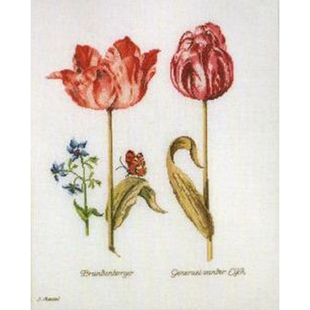 Thea Gouverneur 2039  kit point de croix compté  Tulipes