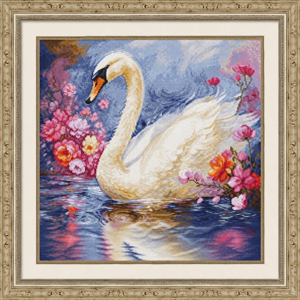Luca-S BU5110  kit point de croix compté  Cygne
