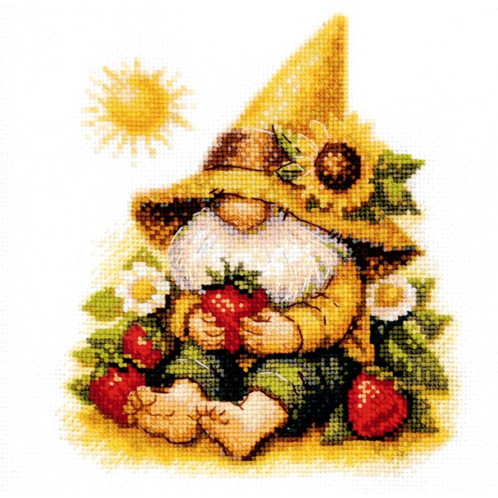 Aine A1043  Kit point de croix  Sunshine Gnome