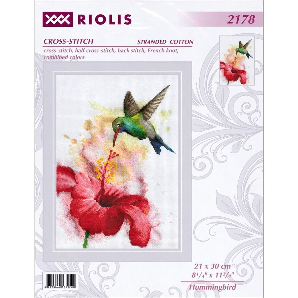 Riolis 2178  kit de broderie  Colibri