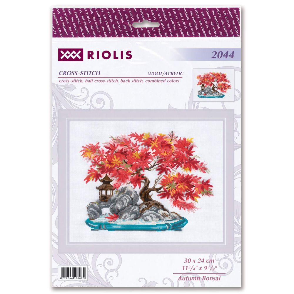Riolis 2044  Kit de broderie  Bonsaï dautomne