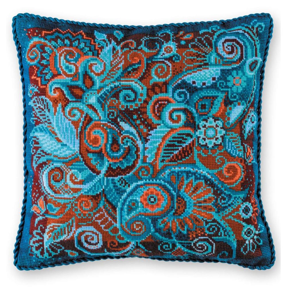 Riolis 2183  kit point croix  Coussin  Panneau Motifs Persans