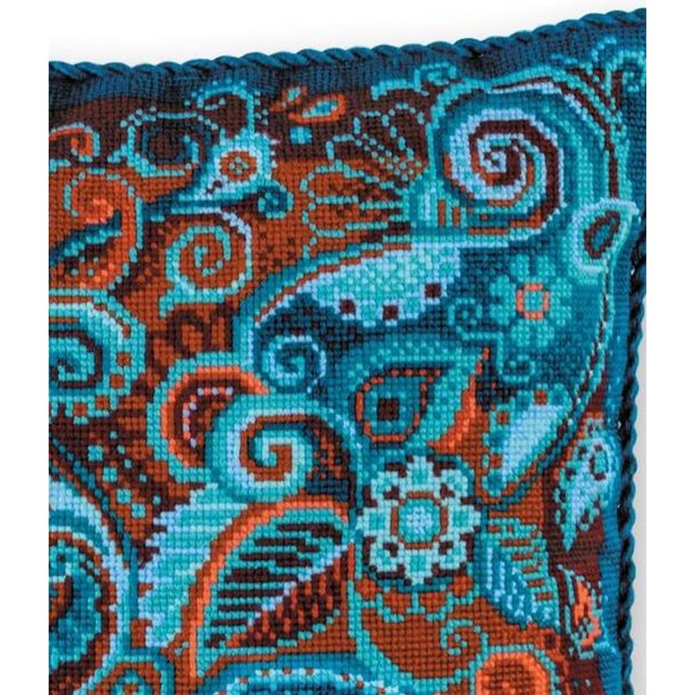 Riolis 2183  kit point croix détaillé  Coussin  Panneau Motifs Persans