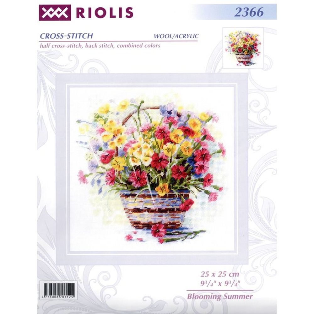 Riolis 2366  Kit de broderie  Fleurs dété