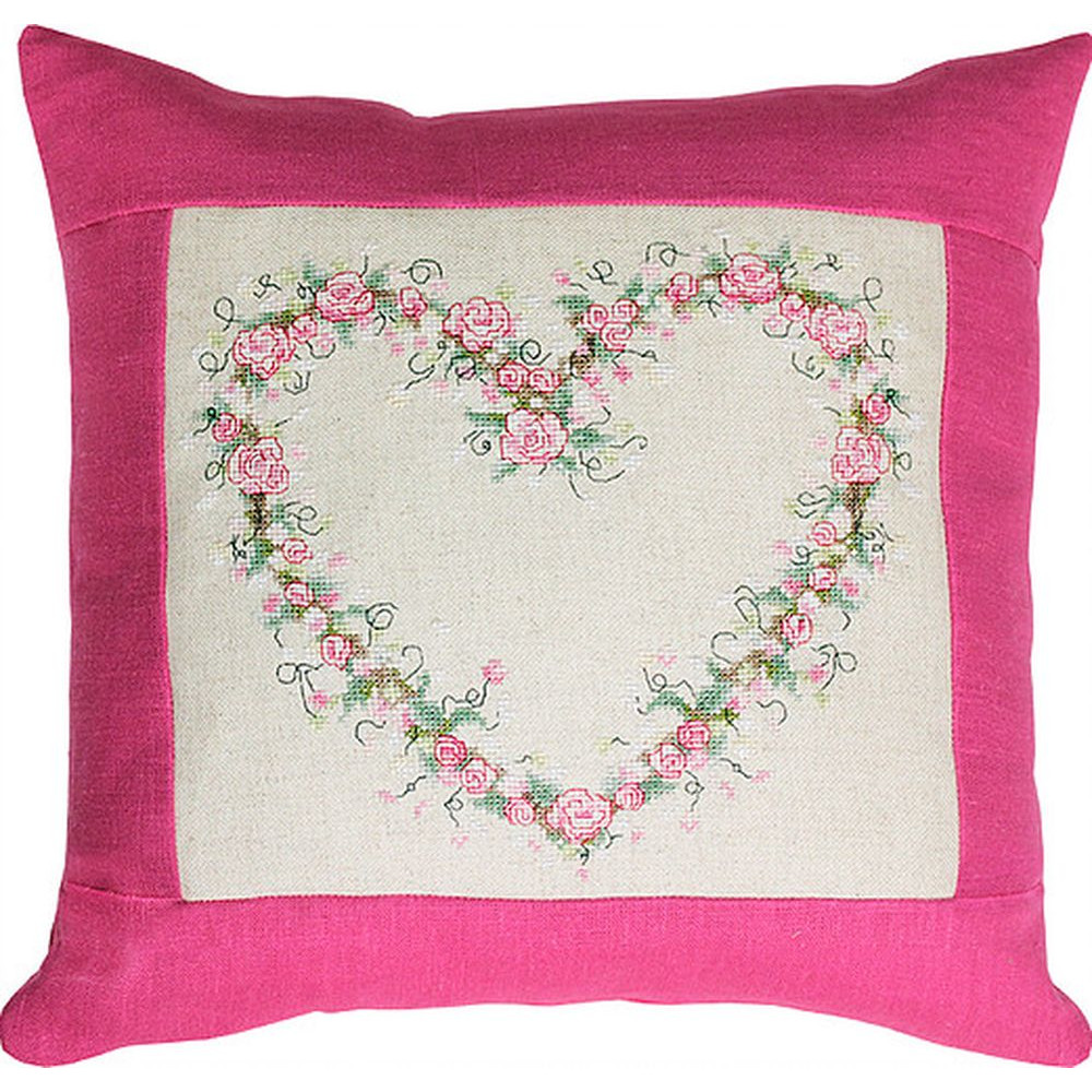 Coussin avec des roses  PB103  LUCA-S