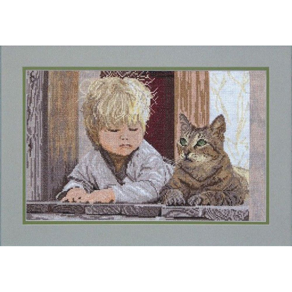 Enfant avec son chat 30410  KRASA