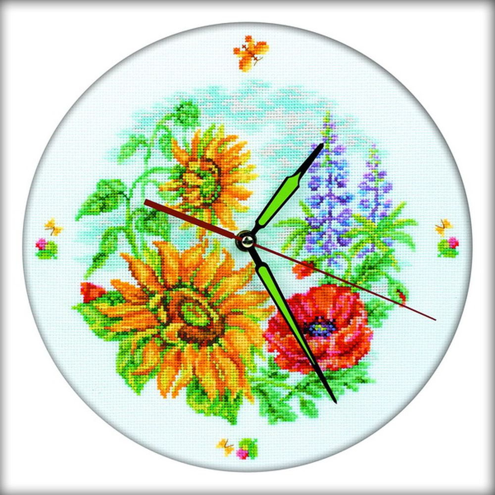 Horloge à fleurs  M40007  RTO