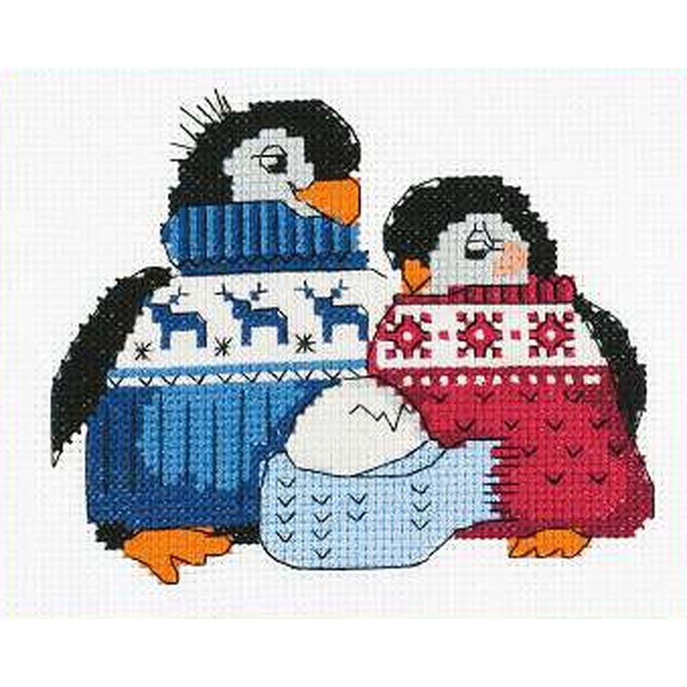 Famille de pingouin  HB128  Riolis