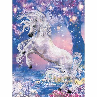 Riolis 0024 PT - kit point de croix compté - licorne - 3