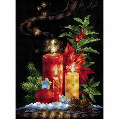 Riolis 2056 kit point de croix compté Lumière de Noël 2