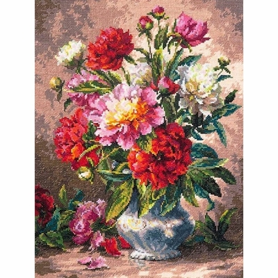 Chudo Igla ( Magic Needle ) 40-69 - kit point de croix compté - Pivoines - 1