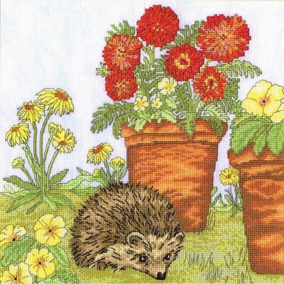 Bothy Threads XFY5  kit point de croix compté  Jardin en pot