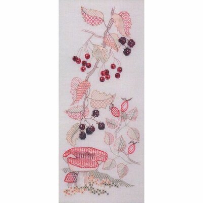 Bothy Threads SP03 - kit point de croix compté - fleurs d'automne