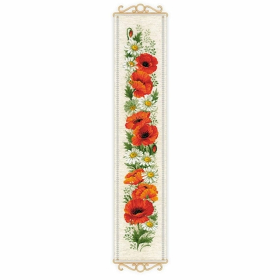 Riolis 2067 kit point de croix compté Coquelicots et marguerites