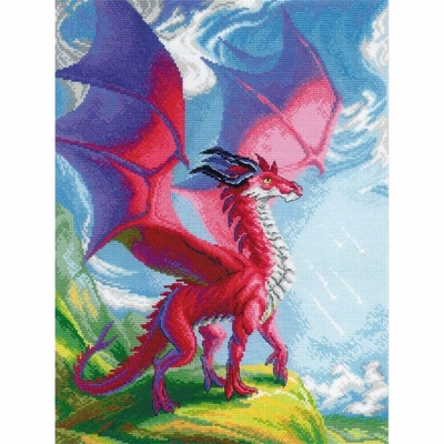Riolis 2127 kit point de croix compté Votre puissant dragon 2