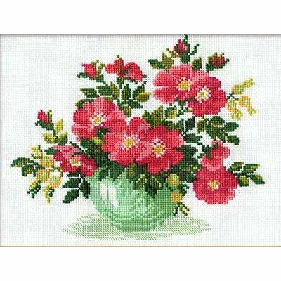 Riolis 871 kit point de croix compté Rose