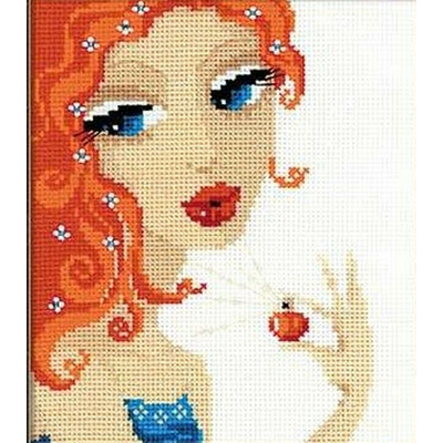 Riolis 1014 kit point de croix compté Beauté fatale 1