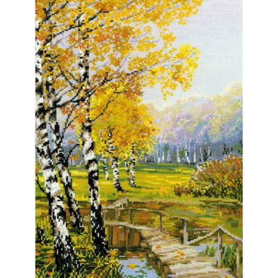 Riolis 1134 kit point de croix compté prairie d'automne