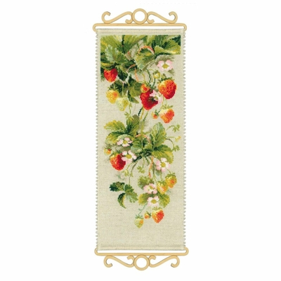 Riolis 1551  kit point croix compté  Fraisiers