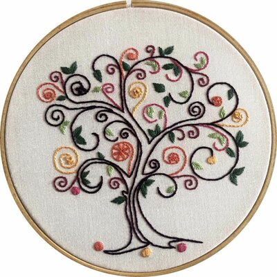 kit de broderie  Traditionnelle  Alvéo 15210  Arbre de vie Automne