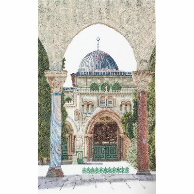 Thea Gouverneur 534  kit point de croix compté  Al-Aqsa Mosquée  1