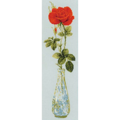 Riolis 1375  kit point de croix compté  Rose rouge