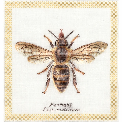 Thea Gouverneur 3017  kit point croix  Abeille  Honey bee