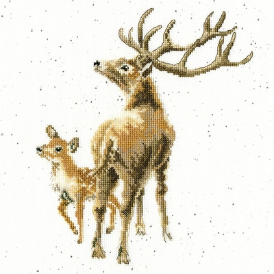 Bothy Threads XHD72  cerf sauvage dans l'âme  kit de broderie au point de croix  La-Brodeuse