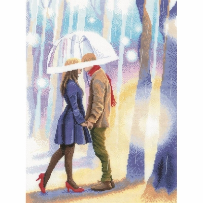 Riolis 2154  kit point croix  Histoire d'amour. Empathie  2