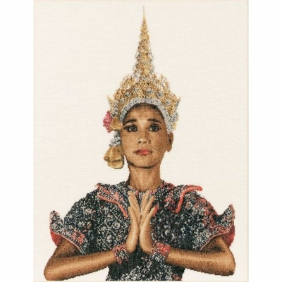 Thea Gouverneur 422   kit point de croix compté  Thai Lady  1