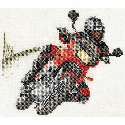 Thea Gouverneur 3054  kit point de croix  Motard