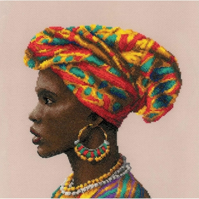 Riolis 2164  kit point croix  Des femmes extraordinaires. Afrique  2