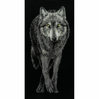Riolis 2187  kit point croix  Loup  Alpha  2