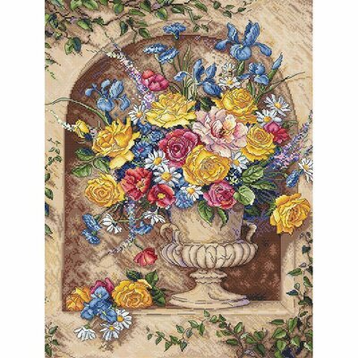 Letistitch L8079  kit point croix compté  Alcôve Néo Classique