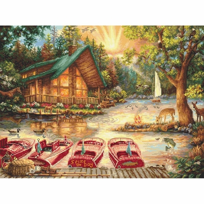 Letistitch 963  kit point de croix compté  Saisir le jour