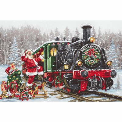 Luca-S B2397  kit point de croix compté  Express de père Noël
