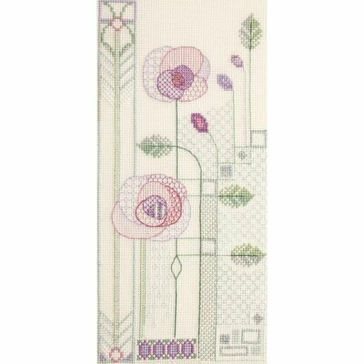 Bothy Threads  MKP8  kit point de croix compté  rose