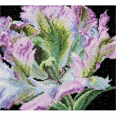 Thea Gouverneur 494  kit point de croix compté  Tulipe Perroquet