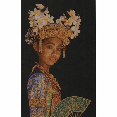 Thea Gouverneur 597-05  kit point croix  danseuse Balinaise