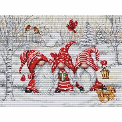 Luca-S BU5050  kit point croix  Trois Gnomes en Bois
