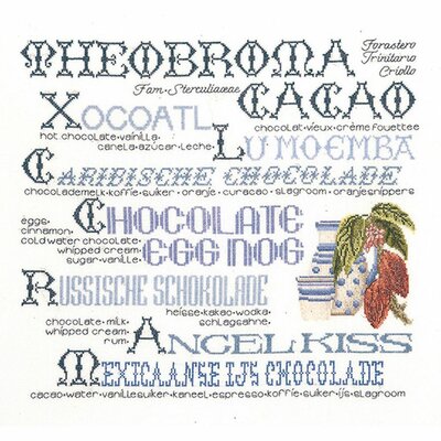 Thea Gouverneur 3013  kit point croix  Sampler Chocolat