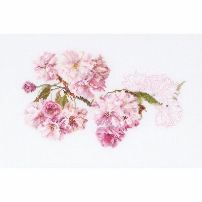 Thea Gouverneur 512  kit point de croix compté  Prunus