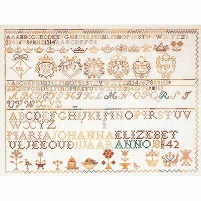 Thea Gouverneur 2066   Sampler 1842  kit point croix